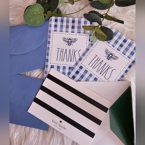 Kate Spade + Rae Dunn Cards w/ Envelope Bundle